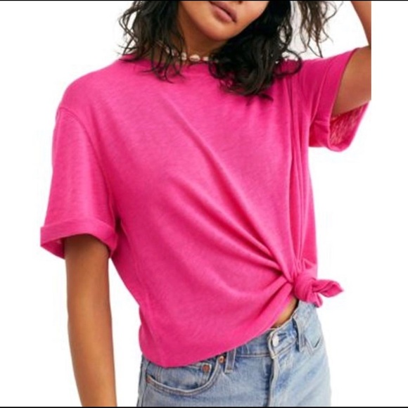 Free People Tops - NWT Free People | Cassidy Pink Tee